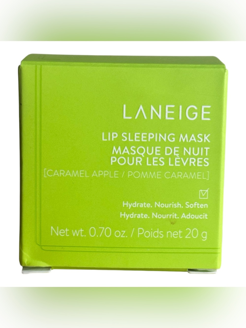 Laneige Lip Sleeping Mask Caramel Apple New in Box Melted in Shipping